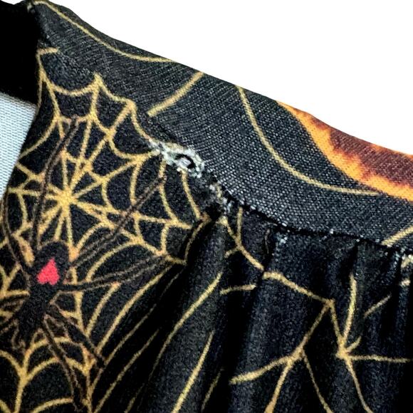 Wax Poetic Raquel Maxi Dress XXL Clarice  Death’s Head Moth Spiderweb Gothic - Picture 5 of 10